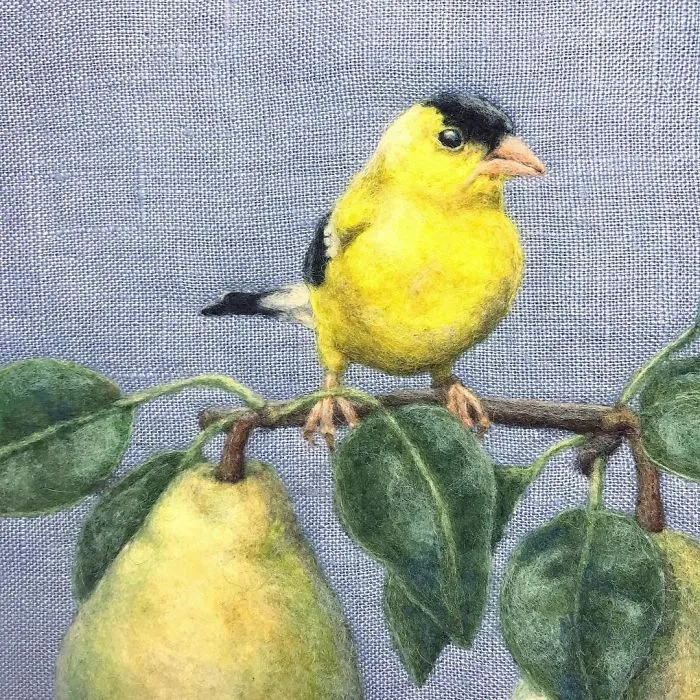 Artist Uses Needle And Wool To "Paint" Realistic Portraits Of Animals