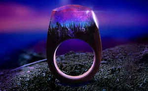 We Hide Mysteries Inside Our Wood And Resin Ring