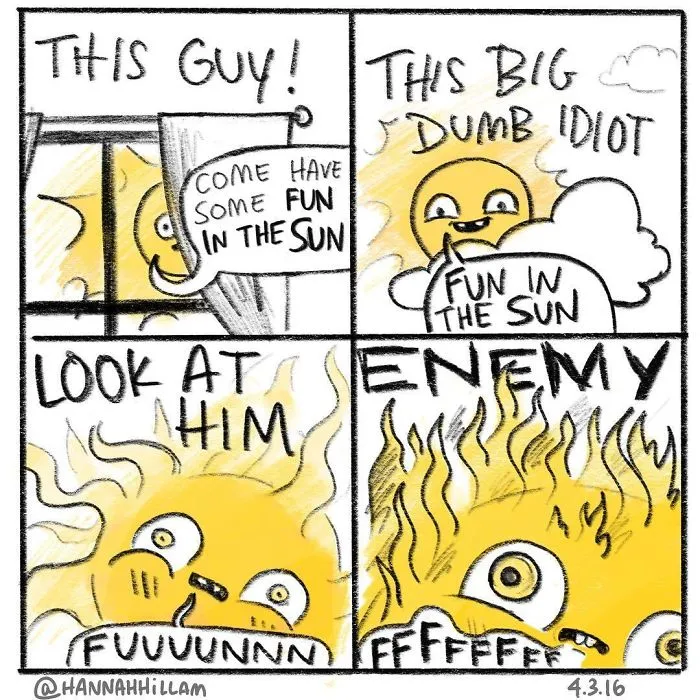132 Funny Comics About Summer Problems That Almost Everyone Will Relate To