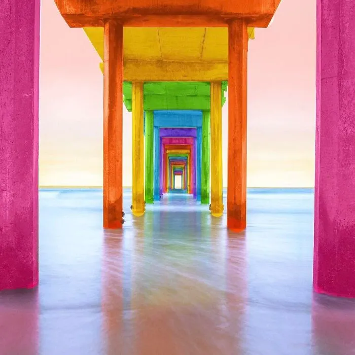 New York Artist Covers Pictures In Rainbows Because Everything Is Better With Lots Of Color
