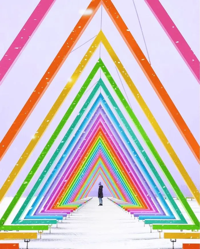 New York Artist Covers Pictures In Rainbows Because Everything Is Better With Lots Of Color
