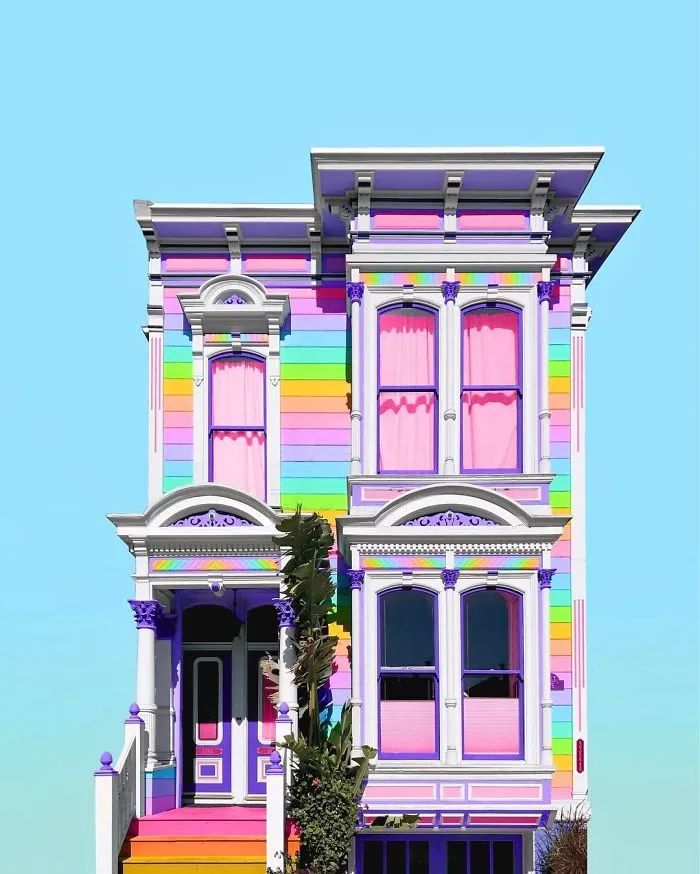 New York Artist Covers Pictures In Rainbows Because Everything Is Better With Lots Of Color