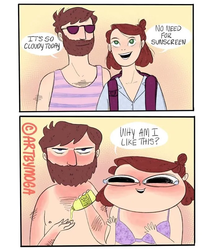 132 Funny Comics About Summer Problems That Almost Everyone Will Relate To