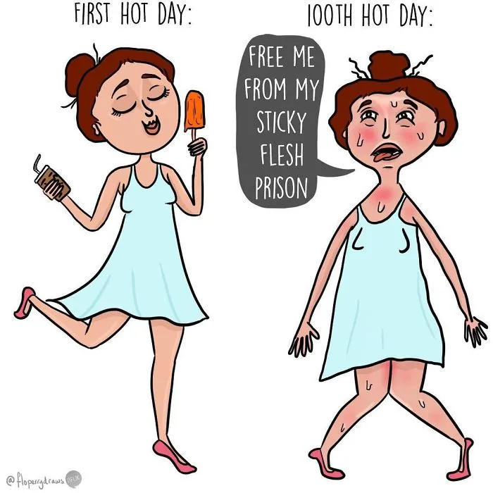 132 Funny Comics About Summer Problems That Almost Everyone Will Relate To