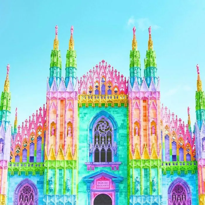 New York Artist Covers Pictures In Rainbows Because Everything Is Better With Lots Of Color