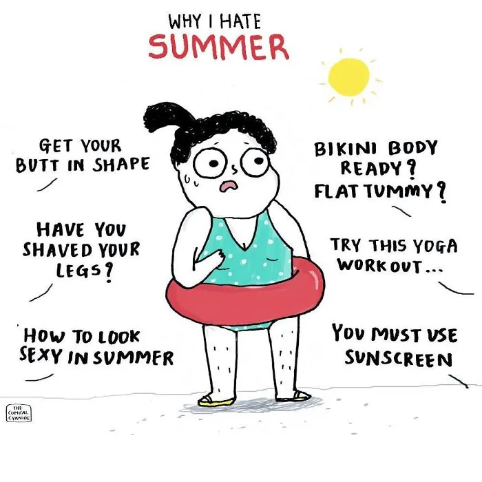 132 Funny Comics About Summer Problems That Almost Everyone Will Relate To