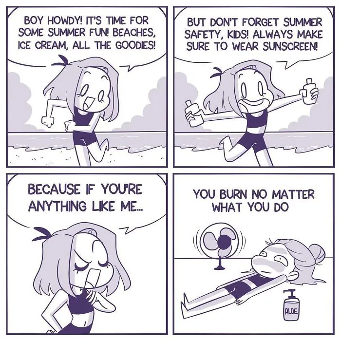 132 Funny Comics About Summer Problems That Almost Everyone Will Relate To