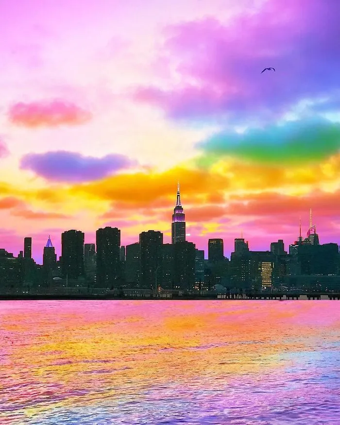New York Artist Covers Pictures In Rainbows Because Everything Is Better With Lots Of Color