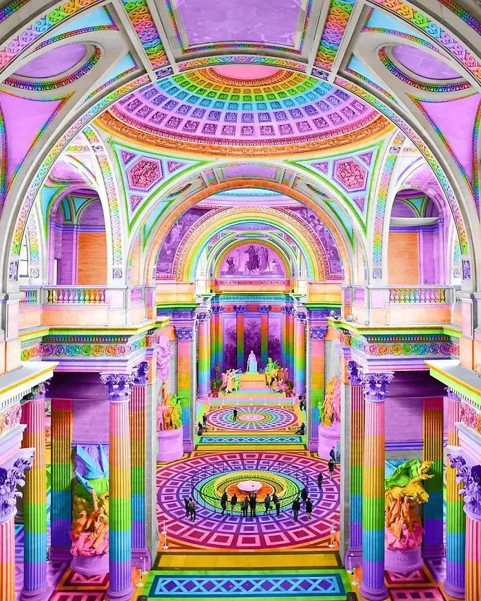 New York Artist Covers Pictures In Rainbows Because Everything Is Better With Lots Of Color