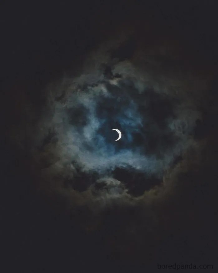 It Wasn't A Total Solar Eclipse In New York City Today But It Was Still Amazing Too See It. The Next Total Solar Eclipse Viewable In The Us Is Only 7 Years Away, Hopefully I Will Be Still Alive To See It And Capture The Perfect Eclipse