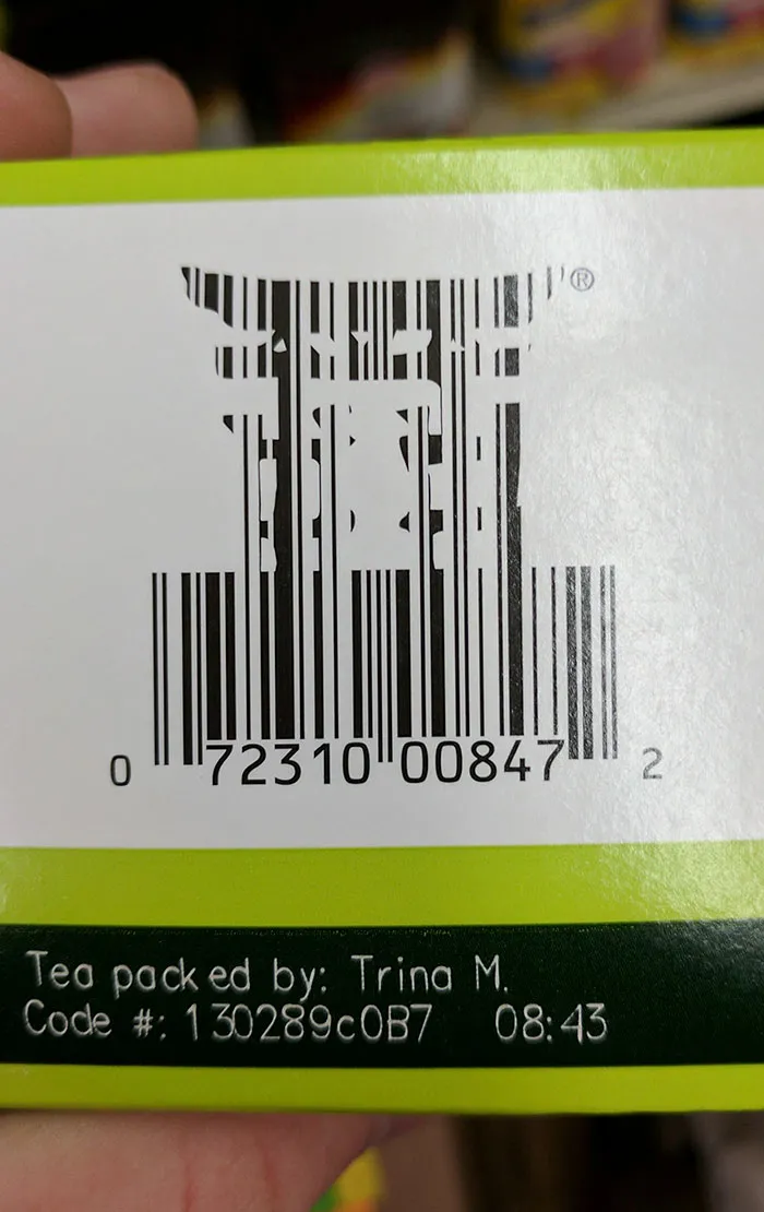 Bigelow Tea With A Torii Barcode