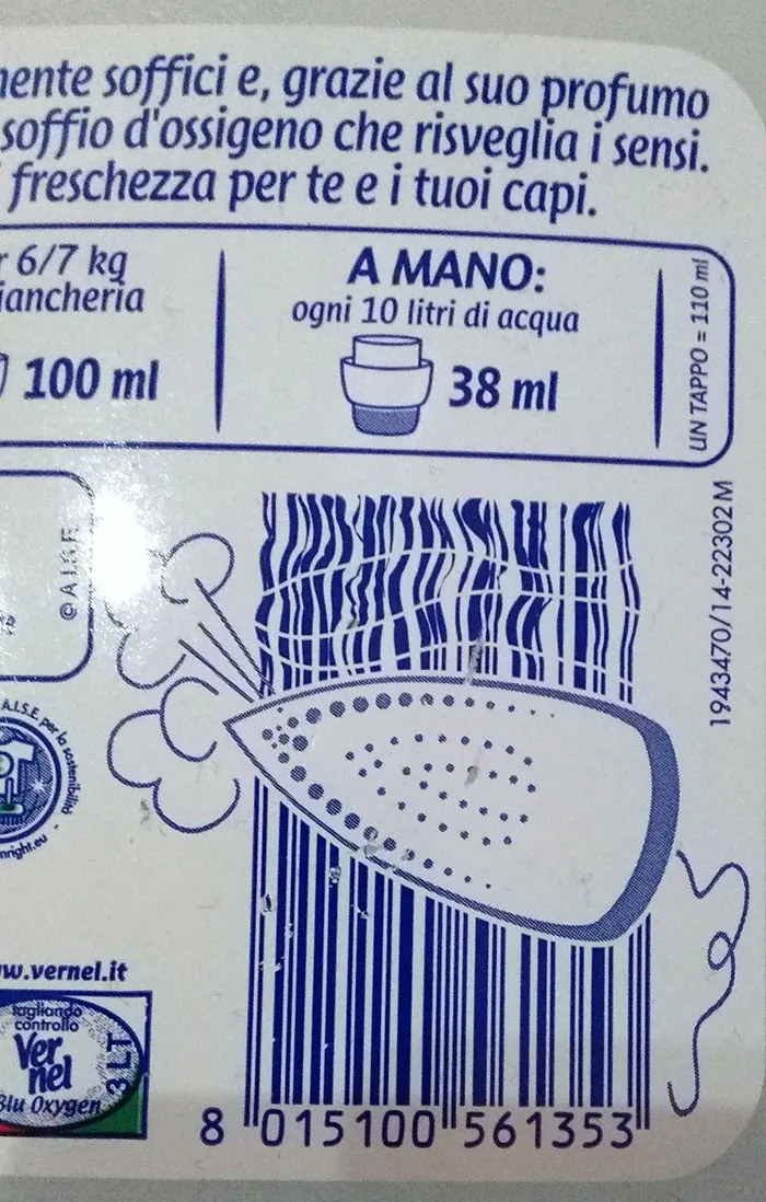 Laundry Detergent Barcode