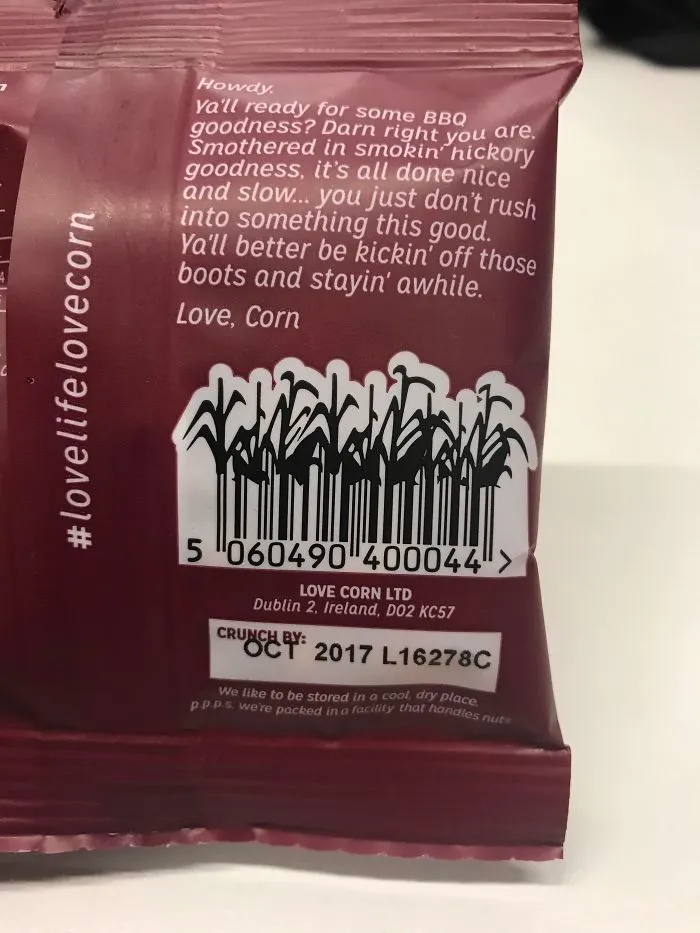 Love Corn Barcode