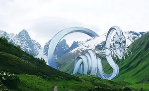 I Illustrate Georgian Landscapes With Mysterious Characters