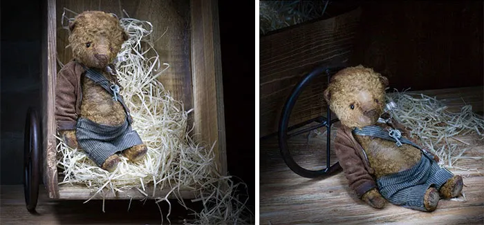 Russian-Born Artist Creates One-Of-A-Kind Vintage Looking Bears
