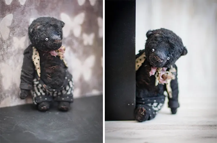 Russian-Born Artist Creates One-Of-A-Kind Vintage Looking Bears