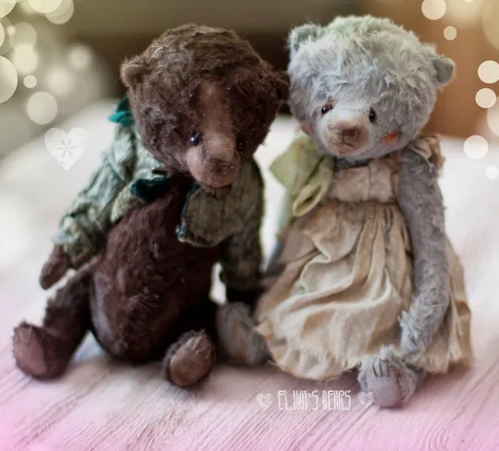 Russian-Born Artist Creates One-Of-A-Kind Vintage Looking Bears