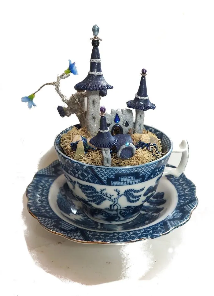 I Use Unwanted Objects To Create My Own Fantasy Worlds