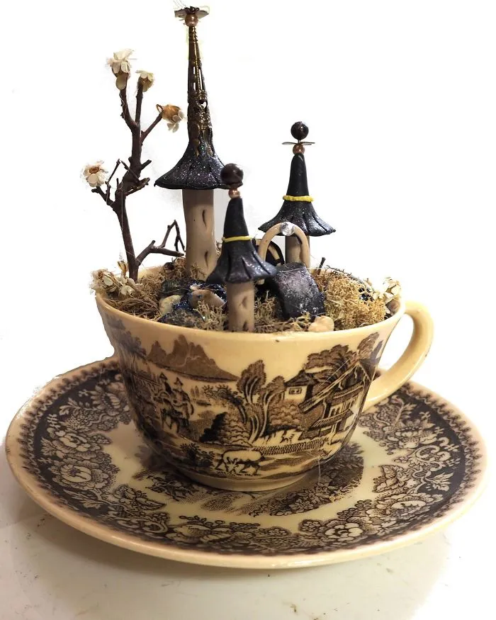 I Use Unwanted Objects To Create My Own Fantasy Worlds