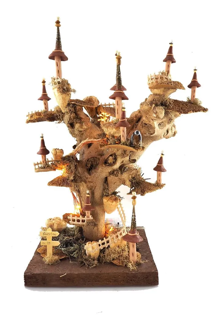 I Use Unwanted Objects To Create My Own Fantasy Worlds