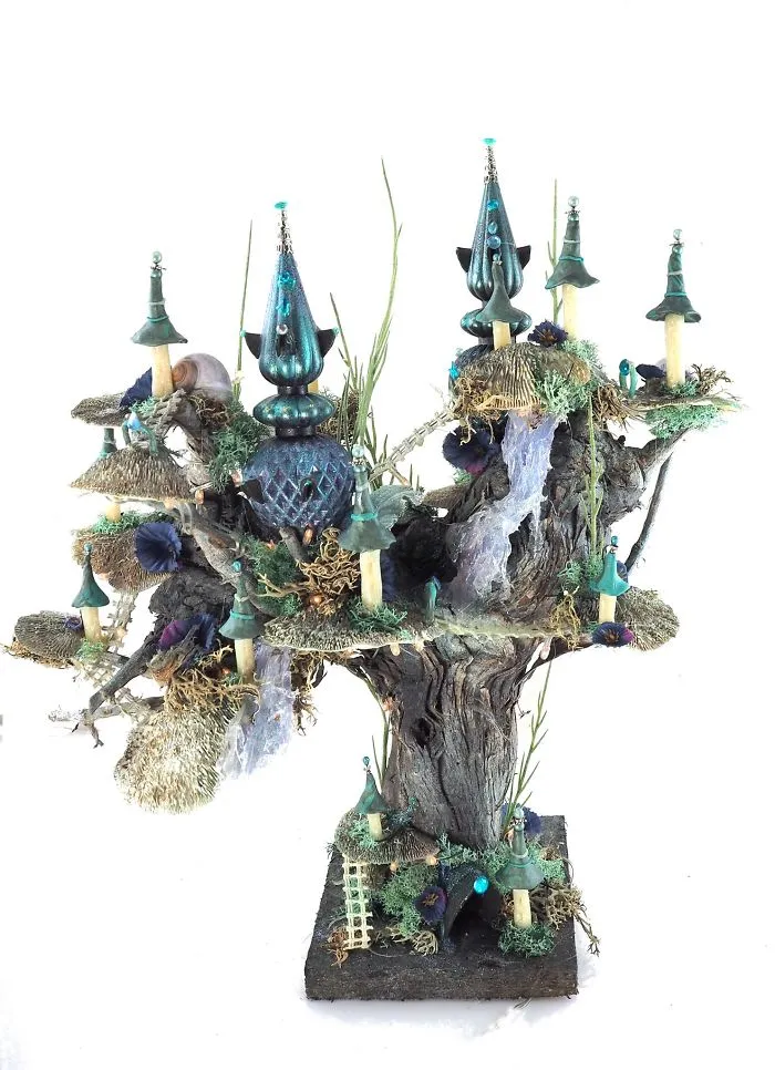 I Use Unwanted Objects To Create My Own Fantasy Worlds