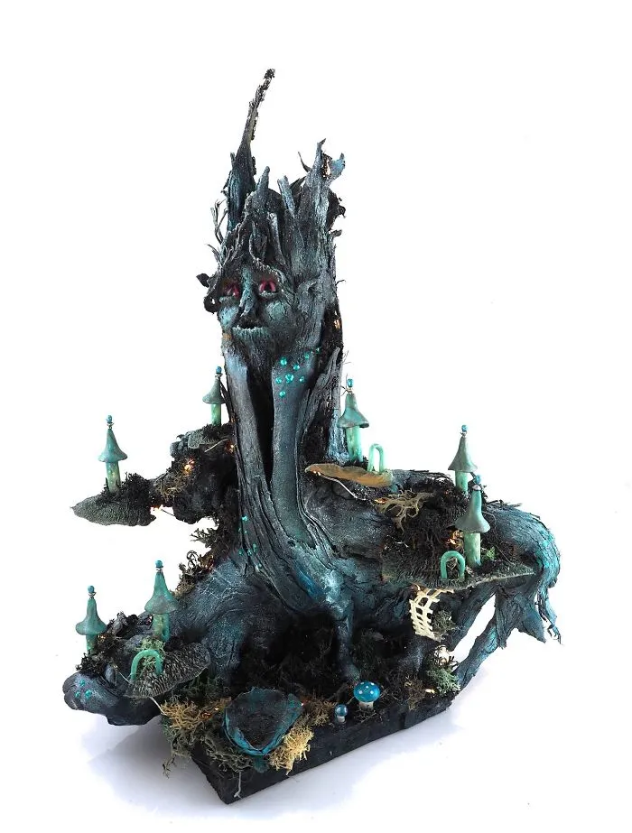 I Use Unwanted Objects To Create My Own Fantasy Worlds