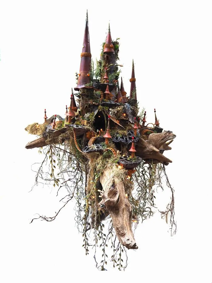 I Use Unwanted Objects To Create My Own Fantasy Worlds