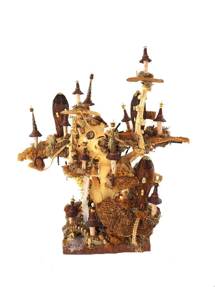 I Use Unwanted Objects To Create My Own Fantasy Worlds