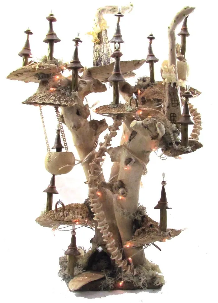 I Use Unwanted Objects To Create My Own Fantasy Worlds
