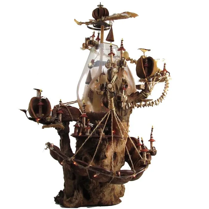 I Use Unwanted Objects To Create My Own Fantasy Worlds