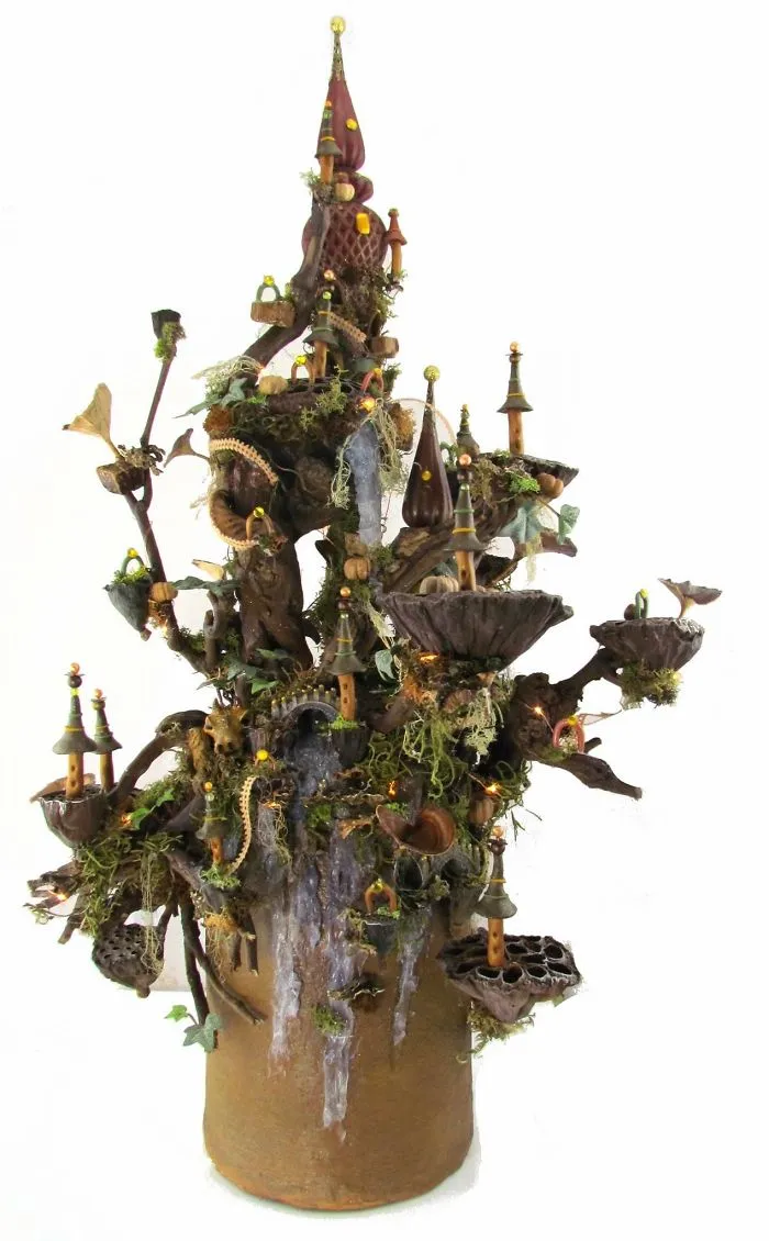 I Use Unwanted Objects To Create My Own Fantasy Worlds