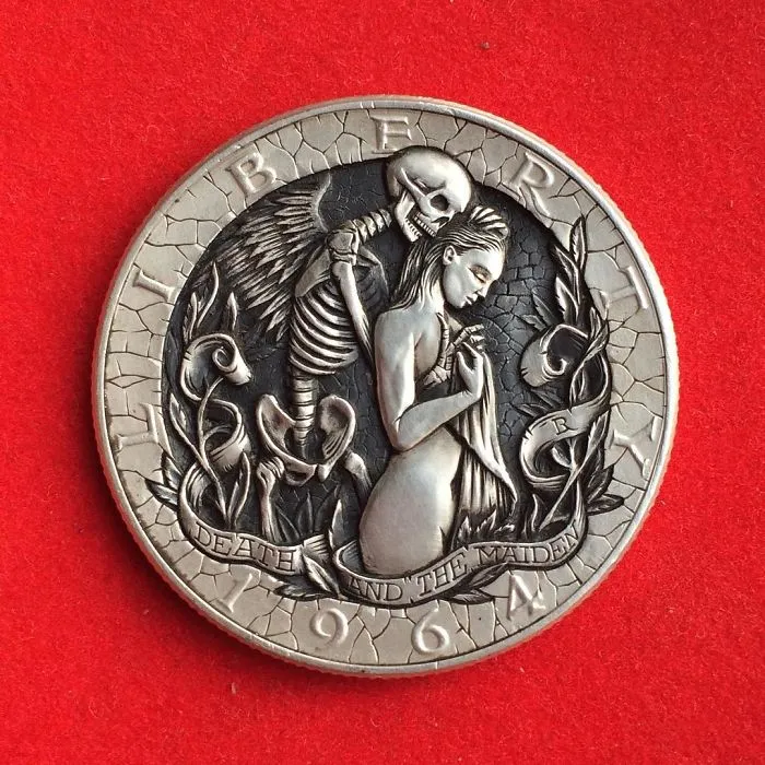 This Russian Artist Carves Old Coins To Give Them New Lives