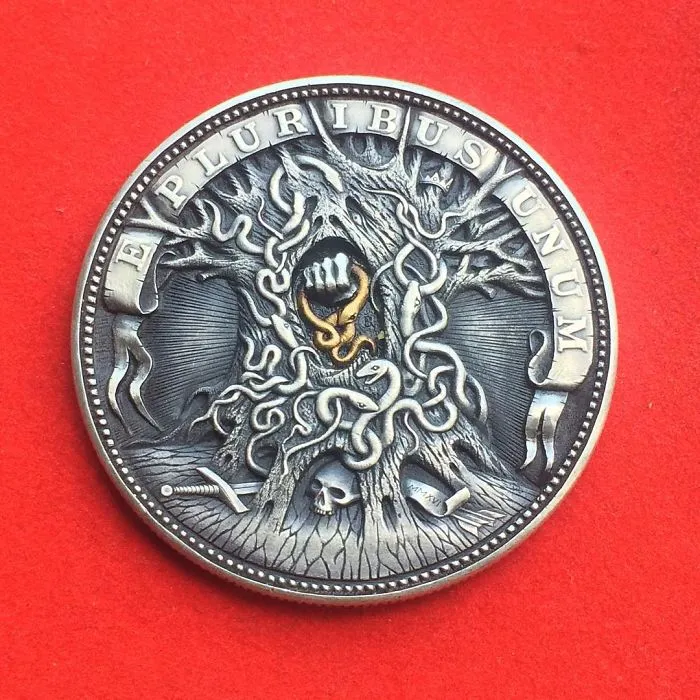 This Russian Artist Carves Old Coins To Give Them New Lives