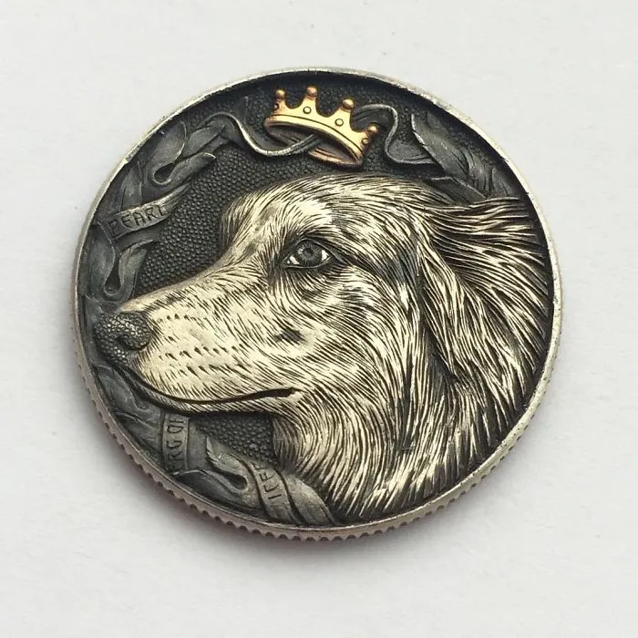 This Russian Artist Carves Old Coins To Give Them New Lives