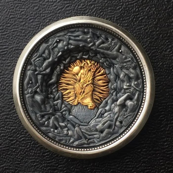 This Russian Artist Carves Old Coins To Give Them New Lives