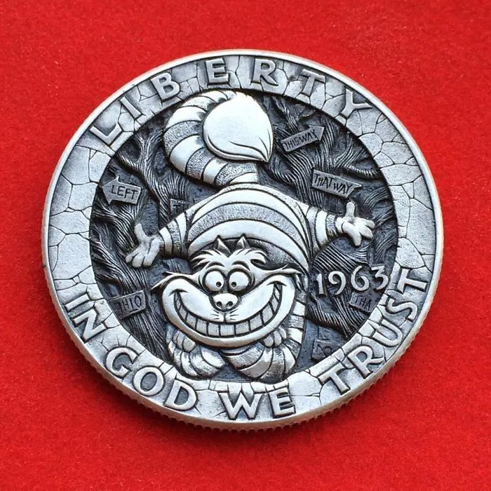 This Russian Artist Carves Old Coins To Give Them New Lives