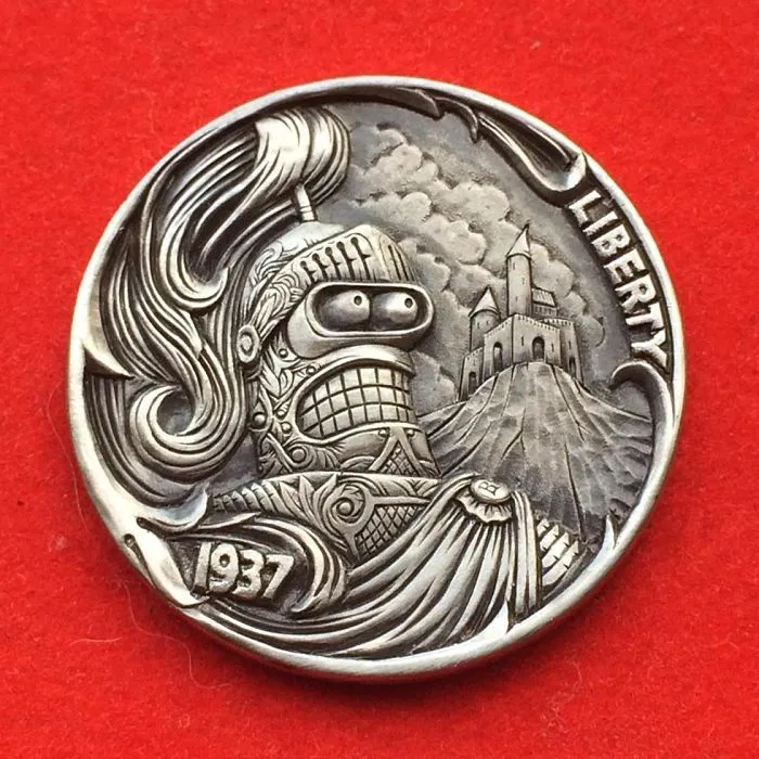 This Russian Artist Carves Old Coins To Give Them New Lives