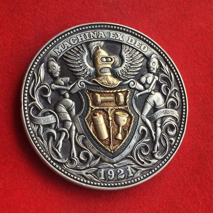 Extraordinary Coins Sculpted By Roman Booteen