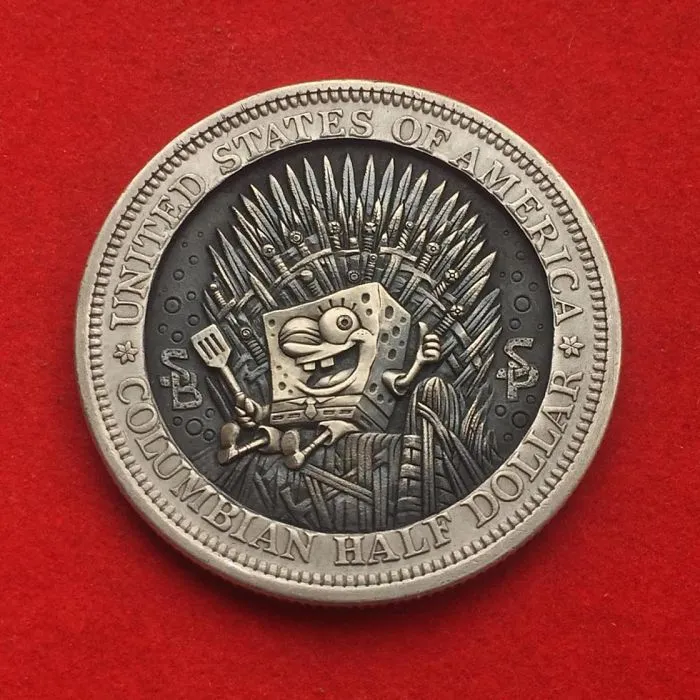 This Russian Artist Carves Old Coins To Give Them New Lives