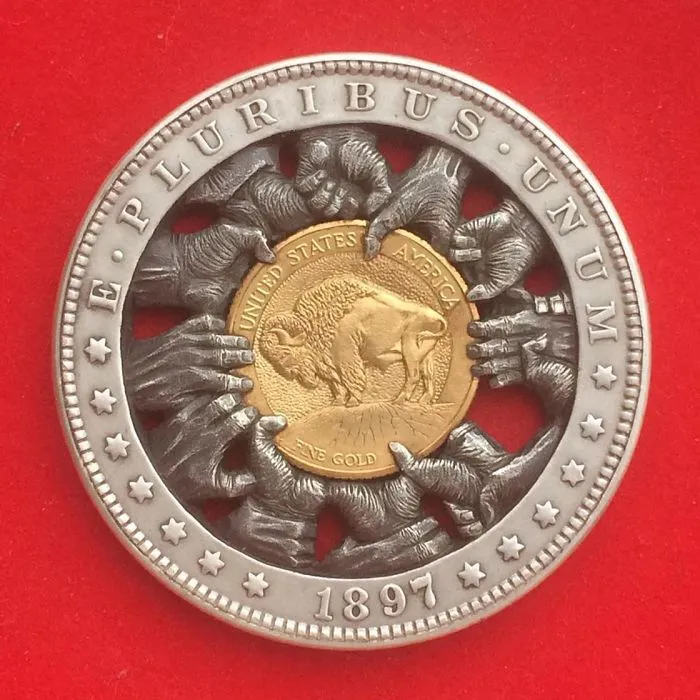 This Russian Artist Carves Old Coins To Give Them New Lives