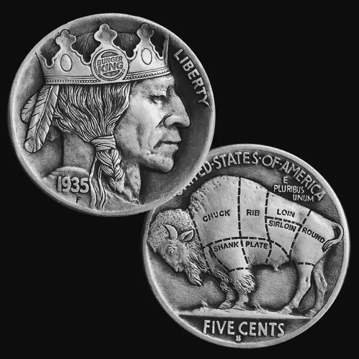 This Russian Artist Carves Old Coins To Give Them New Lives