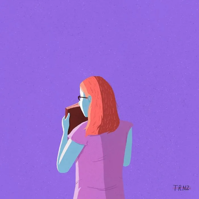 Estoy obsesionada con el olor del papel y el sonido al pasar página