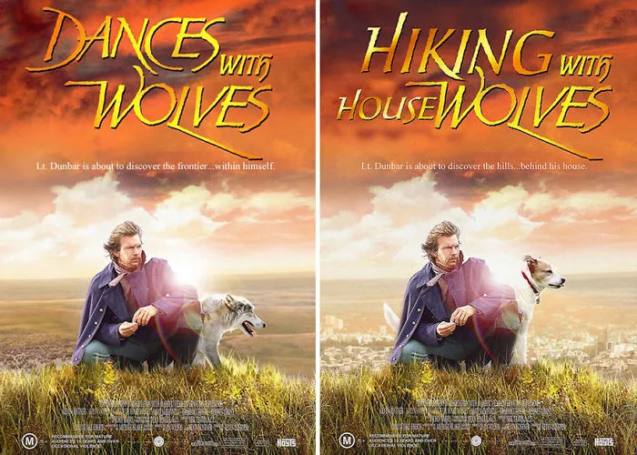 I Photoshop My Dog Into Movie Posters