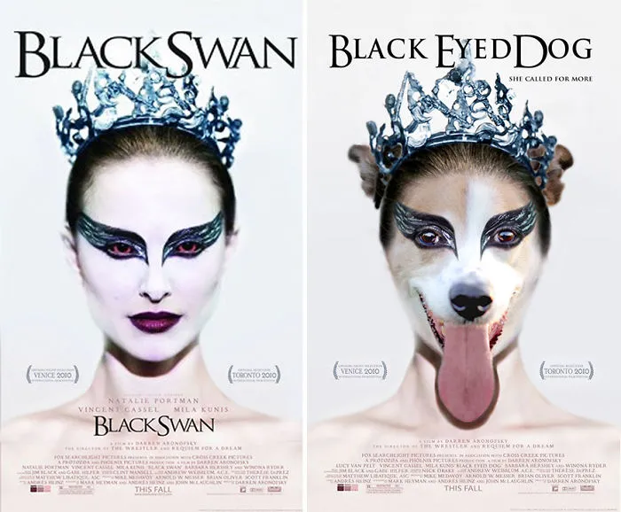 I Photoshop My Dog Into Movie Posters