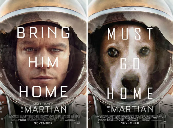 I Photoshop My Dog Into Movie Posters