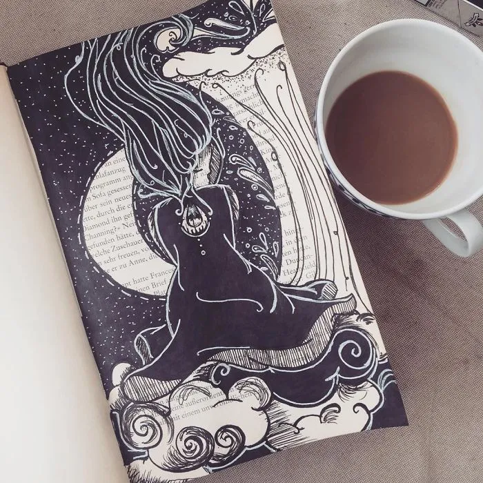 I Use Old Books To Create Art