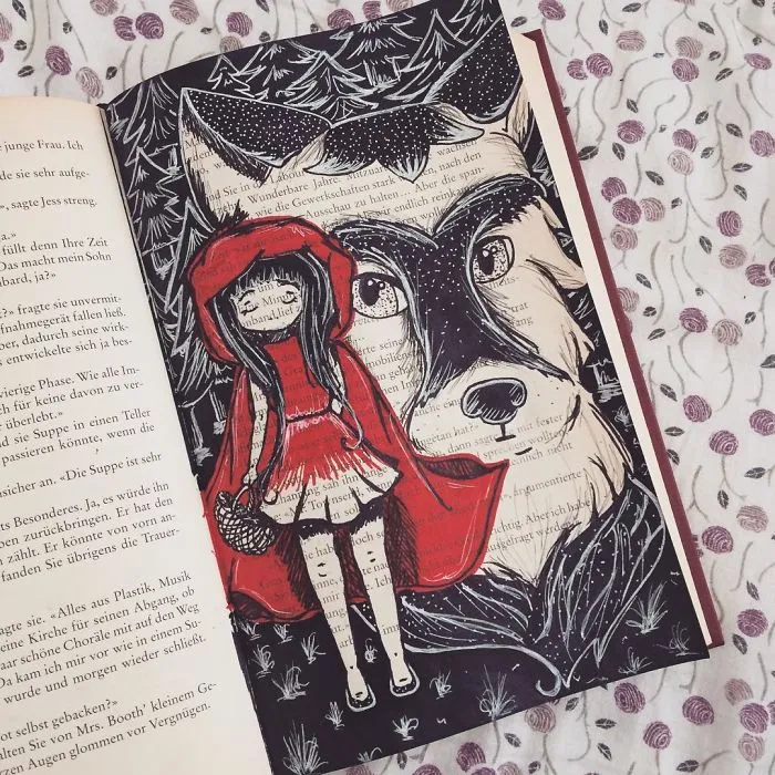 I Use Old Books To Create Art