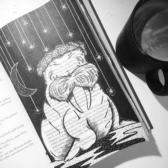 I Use Old Books To Create Art