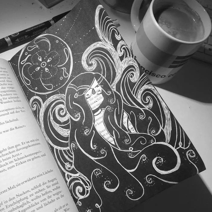 I Use Old Books To Create Art