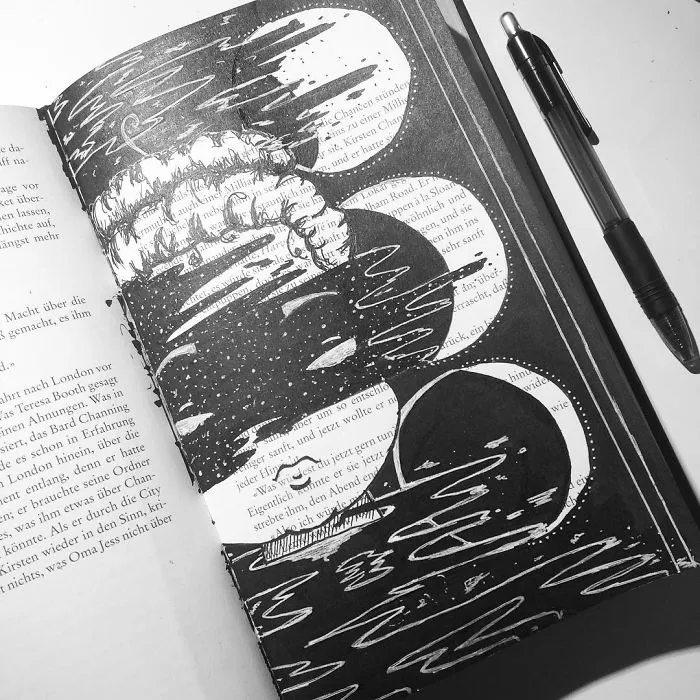 I Use Old Books To Create Art